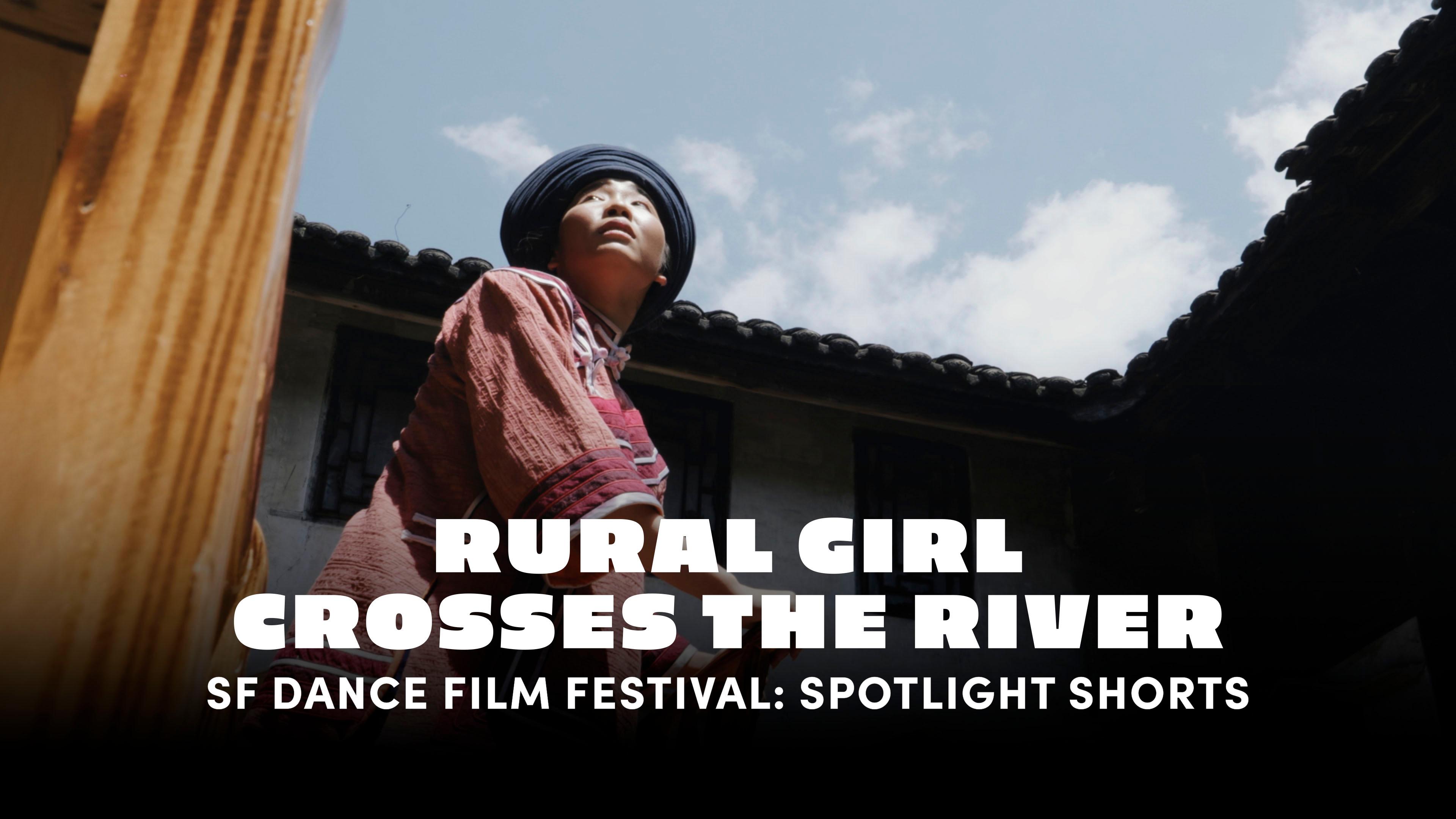Rural Girl Crosses the River
