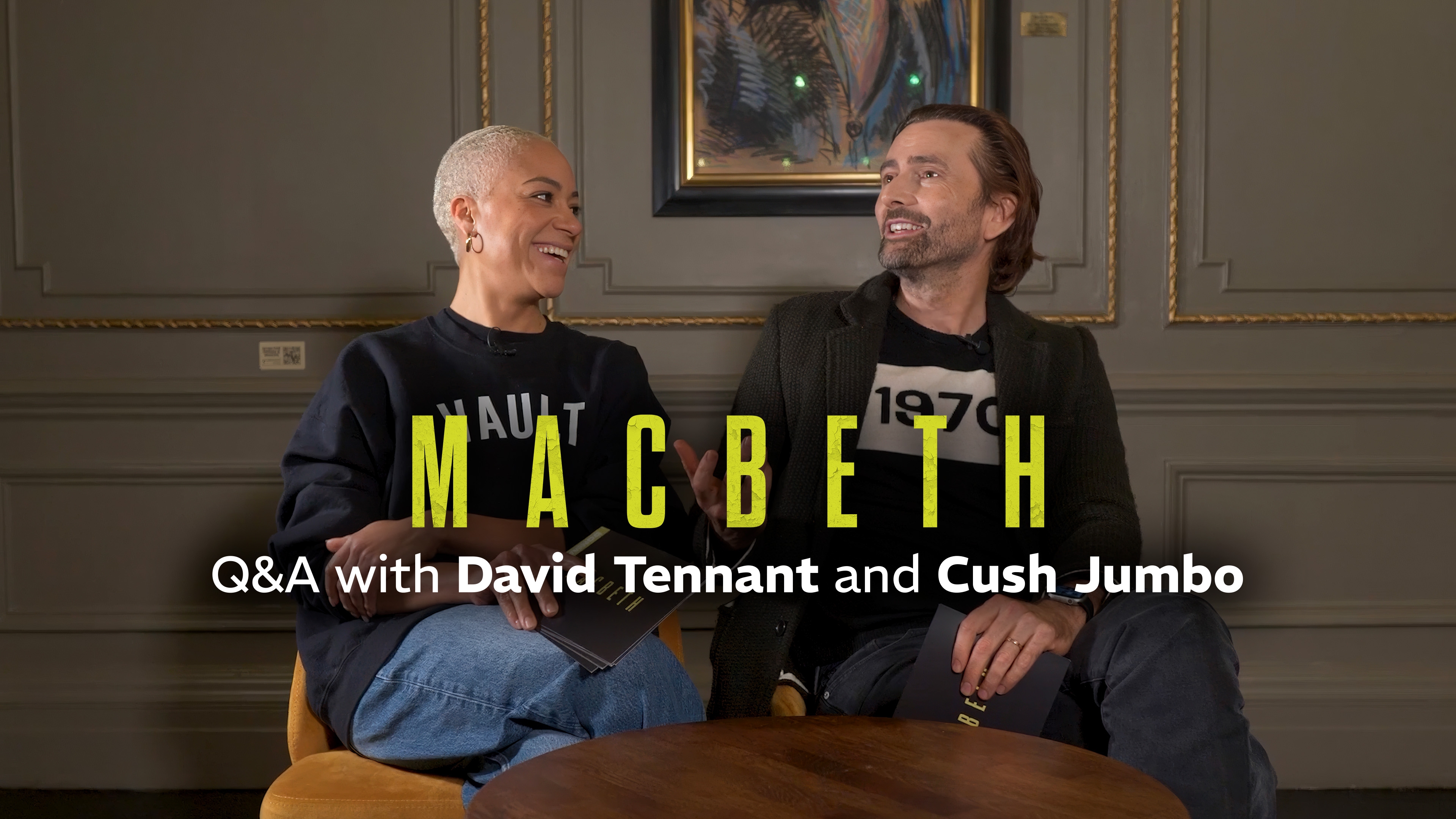 Macbeth Q&A with David Tennant and Cush Jumbo